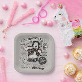 ザゴニーズチャンクレトロコラージュ ペーパープレート (パーティー)