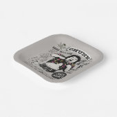 ザゴニーズチャンクレトロコラージュ ペーパープレート (傾斜あり)