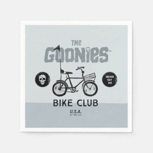 ザゴニーズバイククラブUSA スタンダードカクテルナプキン (正面)