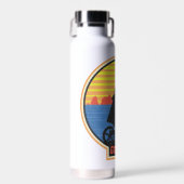 ザゴニーレトロマイキーライディングバイクグラフィック ウォーターボトル (正面)