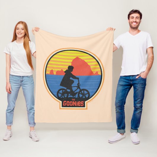 ザゴニーレトロマイキーライディングバイクグラフィック フリースブランケット (インサイチュ)