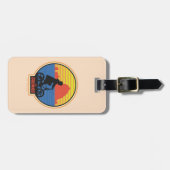 ザゴニーレトロマイキーライディングバイクグラフィック ラゲッジタグ (正面横)