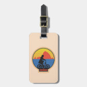 ザゴニーレトロマイキーライディングバイクグラフィック ラゲッジタグ (正面縦)