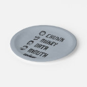 ザゴニー |チャンク、マイキー、データ、マウス ペーパープレート (アングル)