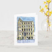 ザゴメズヴィラinプラザヴィエハ，オールドハバナ，キューバ カード (黄色い花)