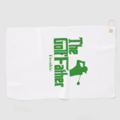 ザゴルフのお父さんゴルフおもしろいテーマ ゴルフタオル (横)