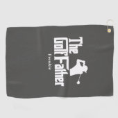 ザゴルフのお父さんゴルフおもしろいテーマ ゴルフタオル (横)