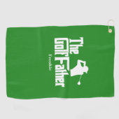 ザゴルフのお父さんゴルフおもしろいテーマ ゴルフタオル (横)