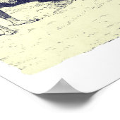 ザゴルフガールヴィンテージ1909ゴルフプリント ポスター (角)