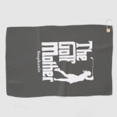 ザゴルフマザーゴルフおもしろいテーマ ゴルフタオル (横)