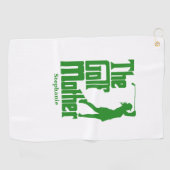 ザゴルフマザーゴルフおもしろいテーマ ゴルフタオル (横)