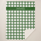 ザゴルフ愛好家のシェルパ毛布 シェルパブランケット (正面)