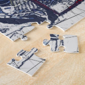 ザゴールキーパー – アイスホッケーゴアリー ジグソーパズル (側面)