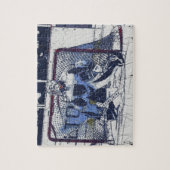 ザゴールキーパー – アイスホッケーゴアリー ジグソーパズル (縦)