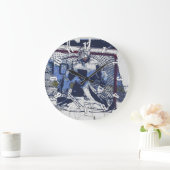 ザゴールキーパー – アイスホッケーゴアリー ラージ壁時計 (ホーム)