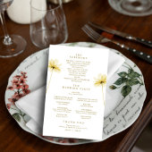 ザゴールデンアワーグレイスフォトフローラ結婚式 プログラム