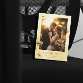 ザゴールデンアワーグレスフォト&フローラ結婚ズ サンキューカード