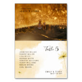 ザゴールデンアワーグレスフォト&フローラ結婚ズ テーブルナンバー (正面)