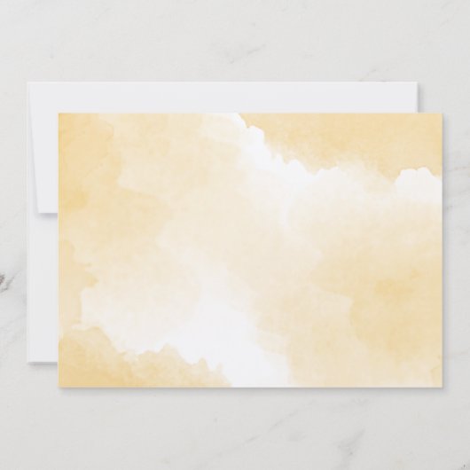 ザゴールデンアワーグレスフォト&モノグラム結婚ズ 招待状 (裏面)