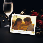 ザゴールデンアワーグレース&フローラフォトウェディングRSVP ポストカード