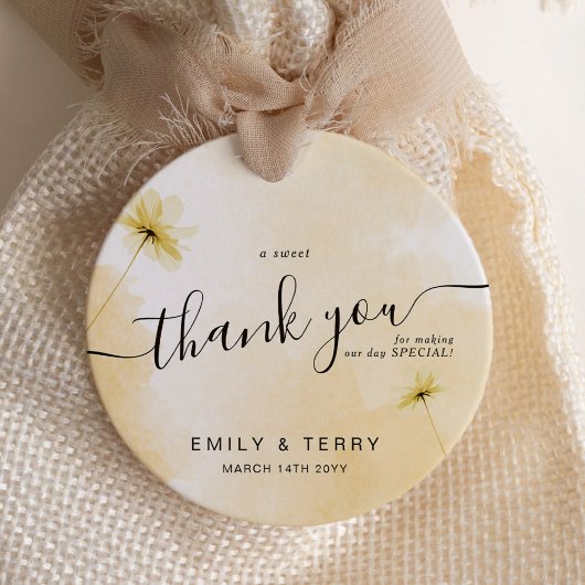 ザゴールデンアワーグレース&フローラ結婚ズサンキュー フェイバータグ