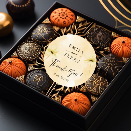 ザゴールデンアワーグレース&フローラ結婚ズサンキュー ラウンドシール