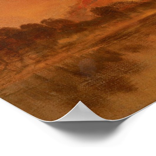 ザゴールデンアワーバイトマス・モランプリント ポスター (角)