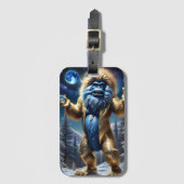 ザゴールデンイェティのナイトキャップ ラゲッジタグ (正面縦)