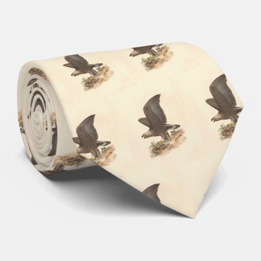 ザゴールデンイーグル（アクイラクリサエトス） NYバードイメージ ネクタイ (ロール)