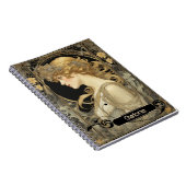 ザゴールデンウーマンノートパーソナライズされた ノートブック (右側)