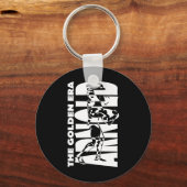 ザゴールデンエラアーノルドボディビル キーホルダー (正面)