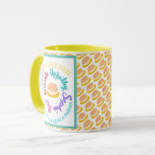 ザゴールデンガールズステイゴールデンタイポグラフィチーズケーキ マグカップ (正面左)