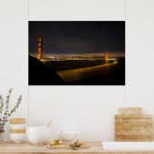 ザゴールデンゲートブリッジからマリン2 ポスター (キッチン)