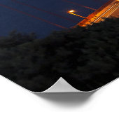 ザゴールデンゲートブリッジat dusk ポスター (角)