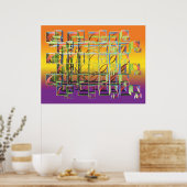 ザゴールデンスパイラル ポスター (キッチン)