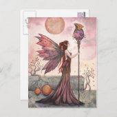 ザゴールデンドラゴンフェアリーファンタジーはがき ポストカード (正面/裏面)