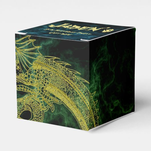 ザゴールデンドラゴン誕生日ウィズボックス フェイバーボックス (正面サイド)