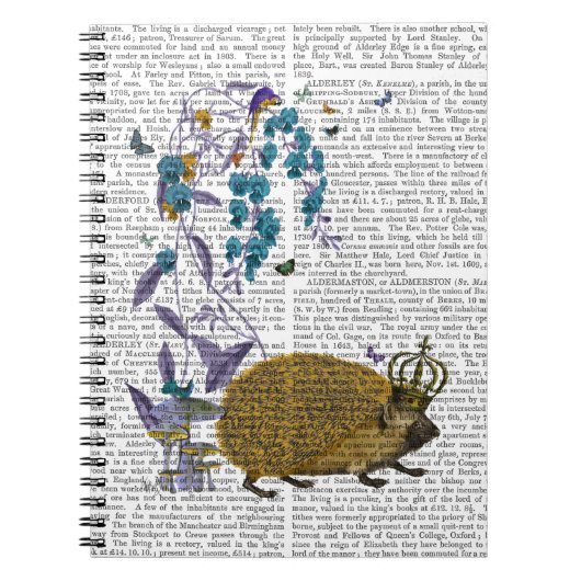 ザゴールデンハリネズミ ノートブック (正面)