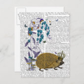 ザゴールデンハリネズミ ポストカード (正面/裏面)