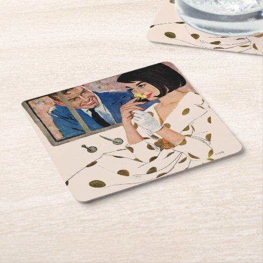 ザゴールデンバラ スクエアペーパーコースター (アングル)