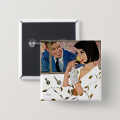 ザゴールデンバラ 缶バッジ (正面&裏面)