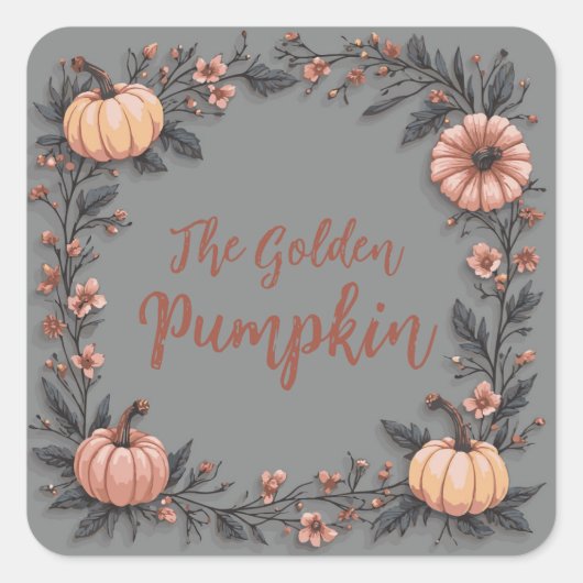 ザゴールデンパンプキン スクエアシール (正面)
