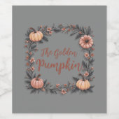 ザゴールデンパンプキン ワインラベル (シングルラベル)