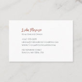 ザゴールデンパンプキン 名刺 (裏面)