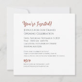 ザゴールデンパンプキン 招待状 (裏面)