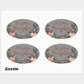 ザゴールデンパンプキン 楕円形シール (シート)