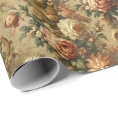 ザゴールデンフィエンド – ゴシック様式のフローラバンダナ ラッピングペーパー (ロールコーナー)
