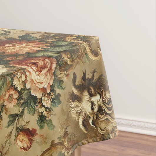 ザゴールデンフィエンド – ゴシック様式の大パターン テーブルクロス (インサイチュ)