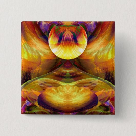 ザゴールデンブッダ 缶バッジ (正面)