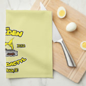 ザゴールデンプテロダクティルティキバーマートルビーチ キッチンタオル (四つ折り)